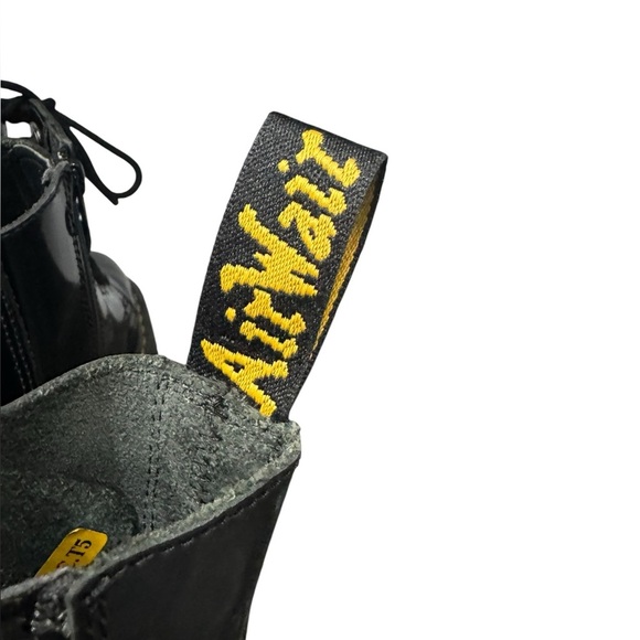 Women’s Dr. Martens Vegan Patent Leather Jadon Platform Combat Boots: SZ 7 - Picture 6 of 11